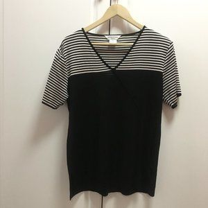 V-Neck Exclusively Misook Petite Knit Top
